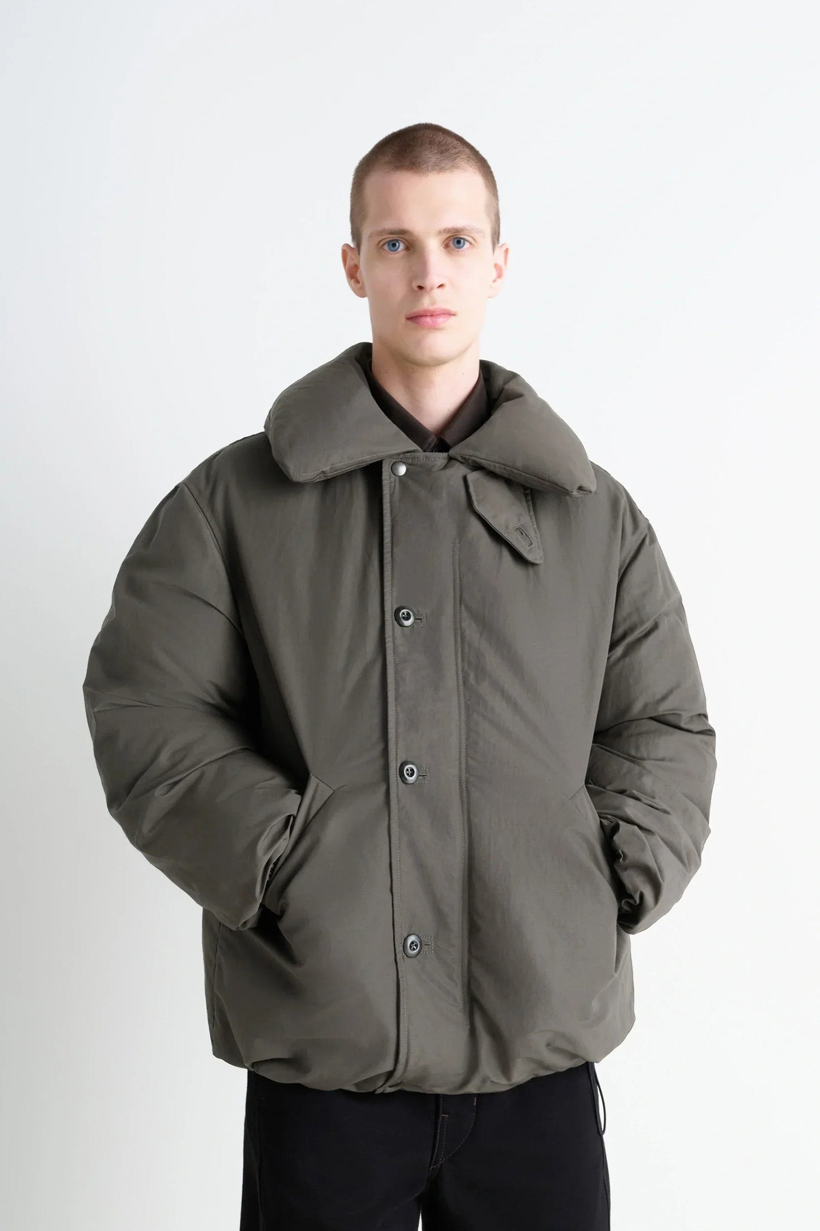 Puffer Blouson Dark Espresso