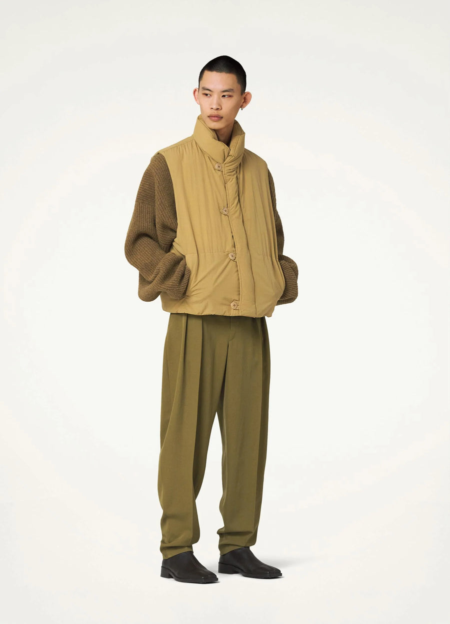 SPORTIVO STORE_Puffer Gilet Ochre Khaki