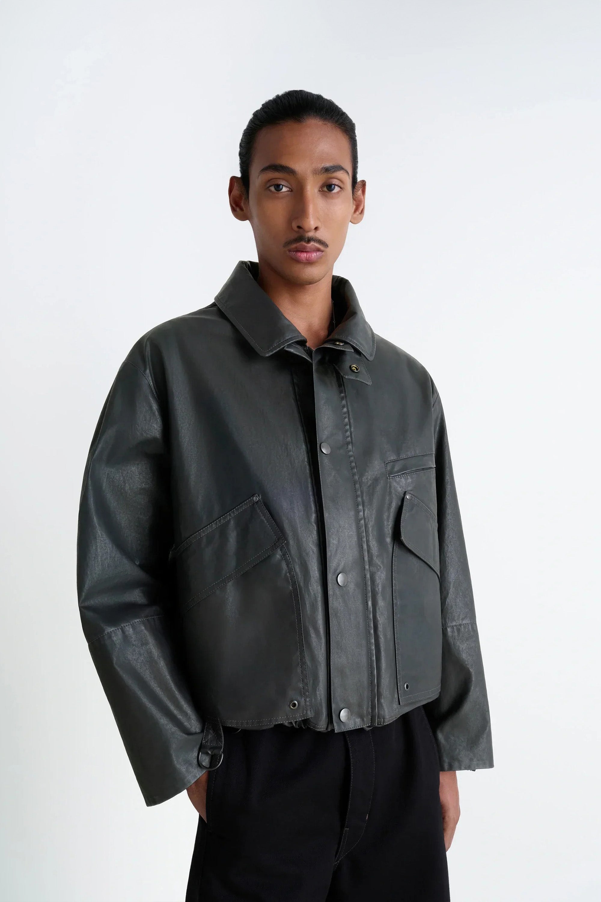 Short Rain Jacket Onyx
