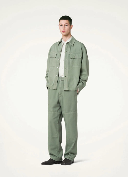 SPORTIVO STORE_Trucker Overshirt Hedge Green