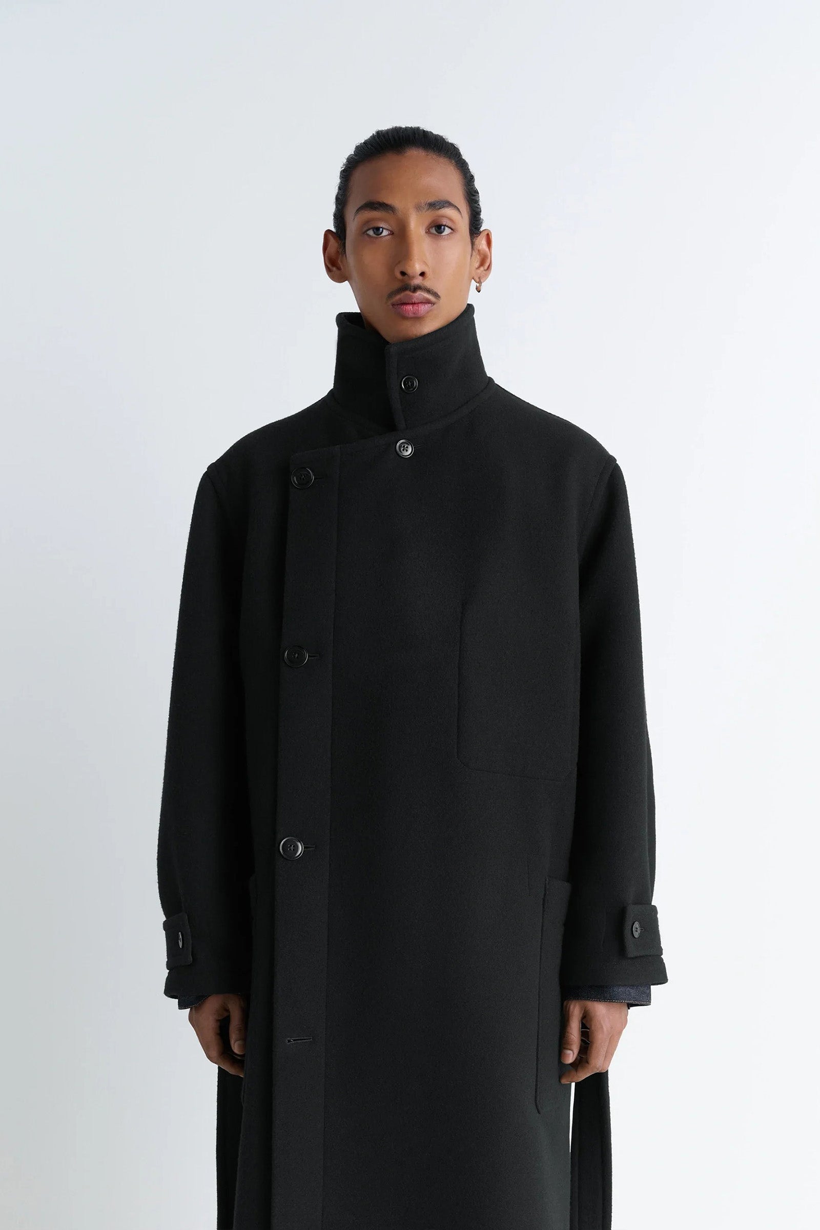 Wrap Coat Black