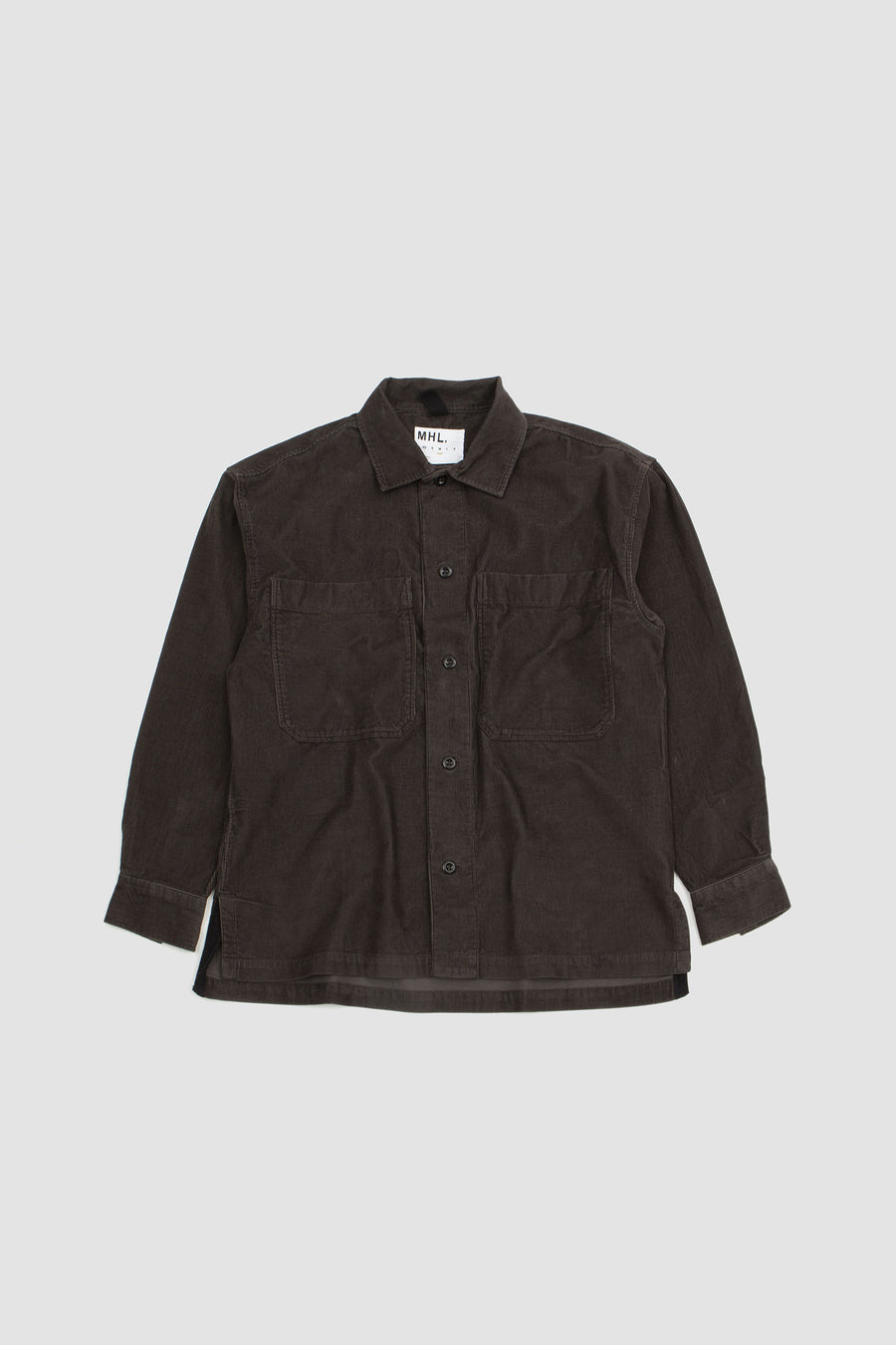 SPORTIVO STORE_Big Pocket Shirt Dry Cotton Needlecord Lead