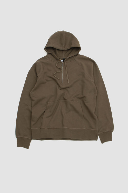 SPORTIVO STORE_Hoodie Dry Loopback Jersey Olive Leaf