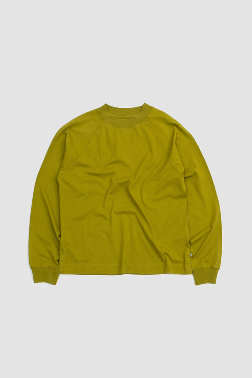 SPORTIVO STORE_Mock Neck T-Shirt Heavy Cotton Jersey Zest