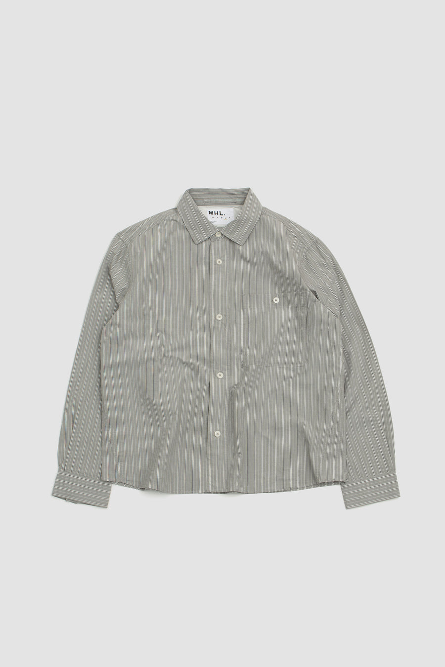SPORTIVO STORE_Overall Shirt PJ Stripe Cotton Grey/Black