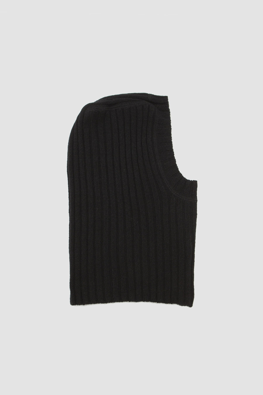 SPORTIVO STORE_Ribbed Balaclava Lambswool Black