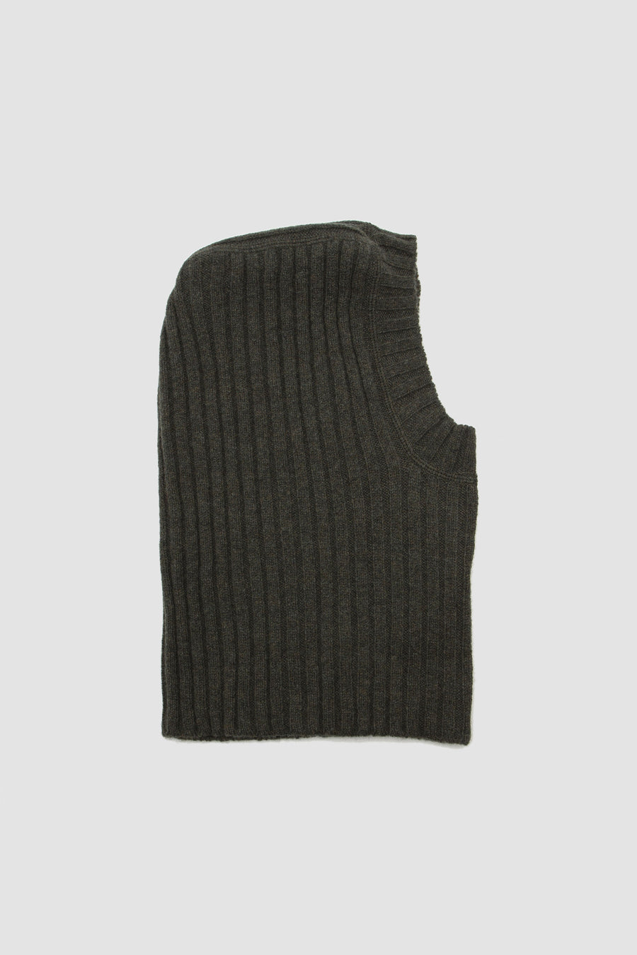 SPORTIVO STORE_Ribbed Balaclava Lambswool Seaweed