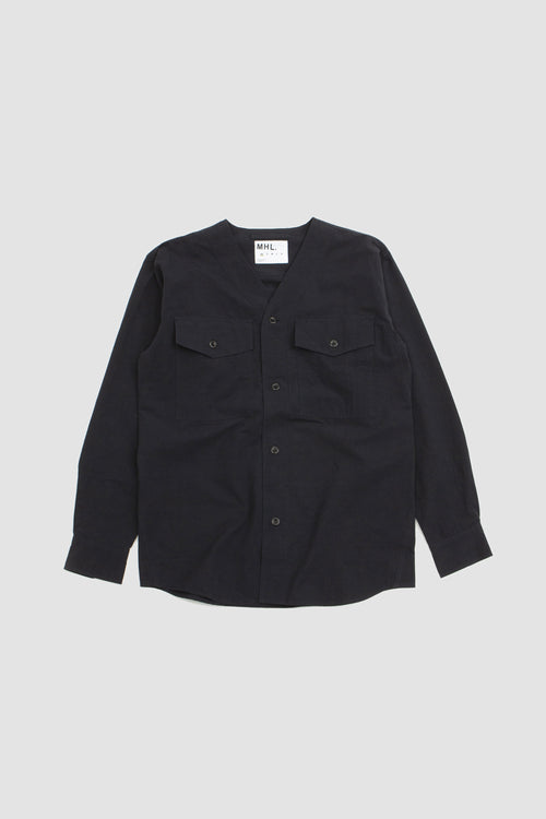 SPORTIVO STORE_Scout Shirt CTN Linen Plainwave Ink