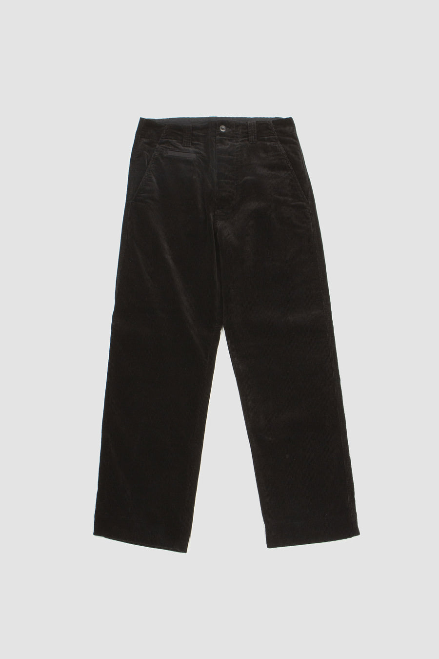 SPORTIVO STORE_Straight Leg Chino Heavy Corduroy Black