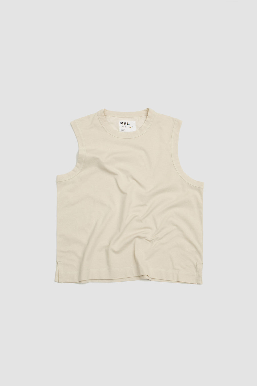 SPORTIVO STORE_Vest Matte Cotton Jersey Off White