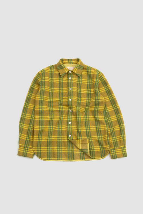 SPORTIVO STORE_Check Pile Shirt Grass