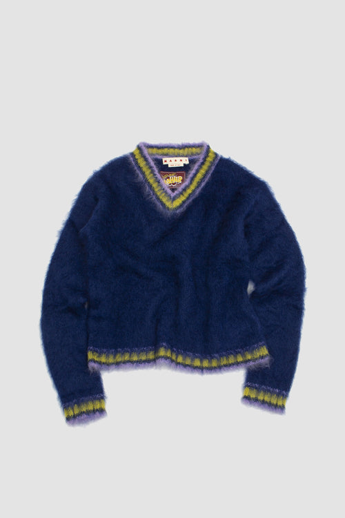 SPORTIVO STORE_Fuzzy Wuzzy Mohair Jumper Royal