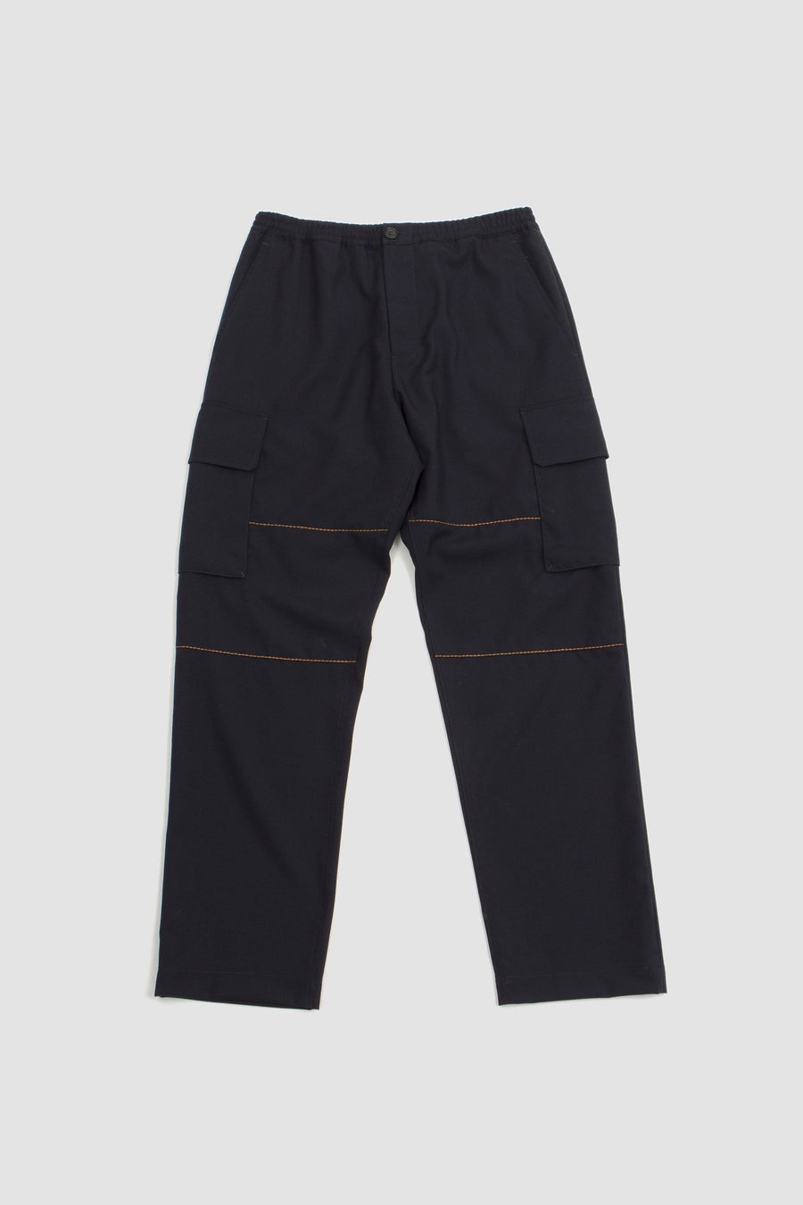 SPORTIVO STORE_Wool Cargo Pants Blublack