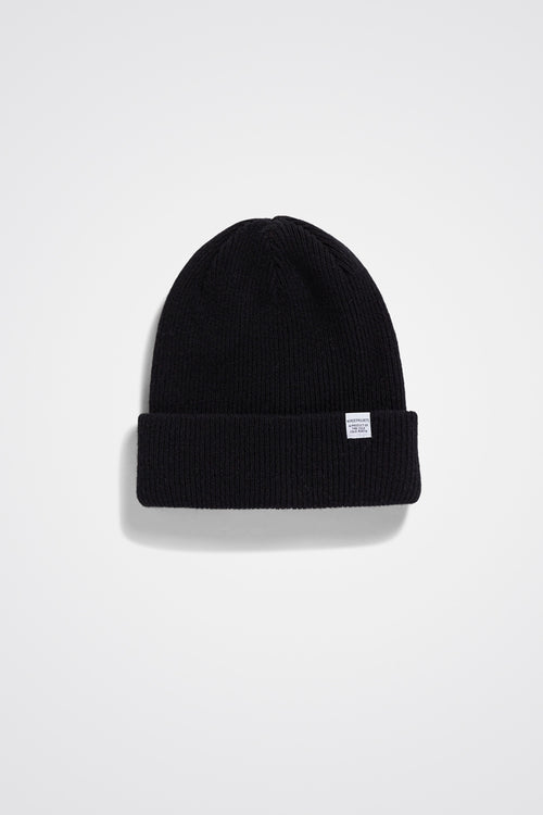 SPORTIVO STORE_Merino Lambswool Beanie Black