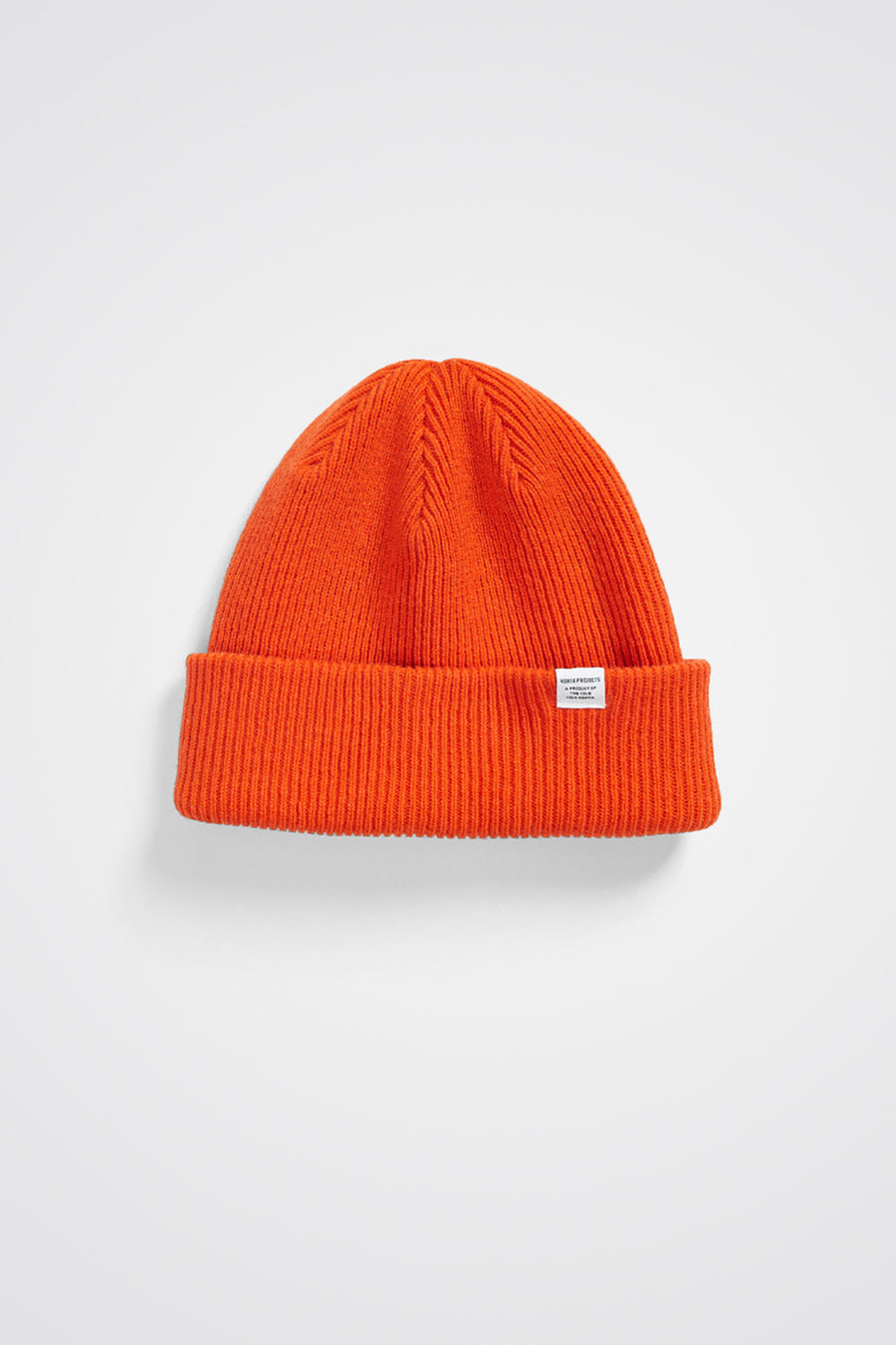 SPORTIVO STORE_Merino Lambswool Beanie Blood Orange