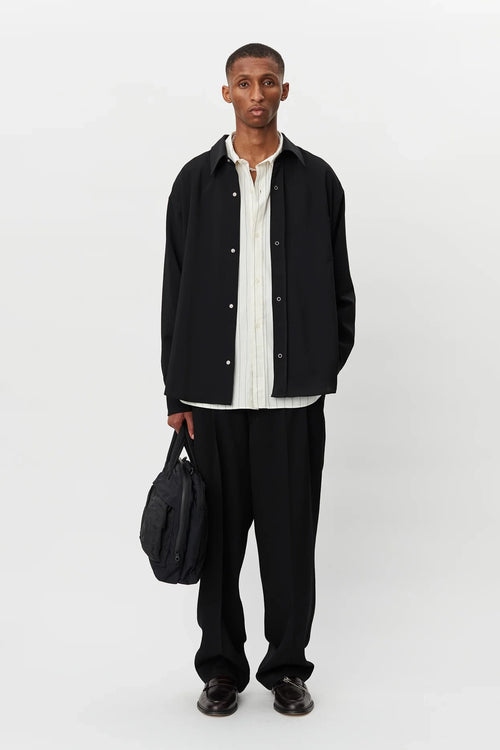 SPORTIVO STORE_Casino Shirt Black Wool