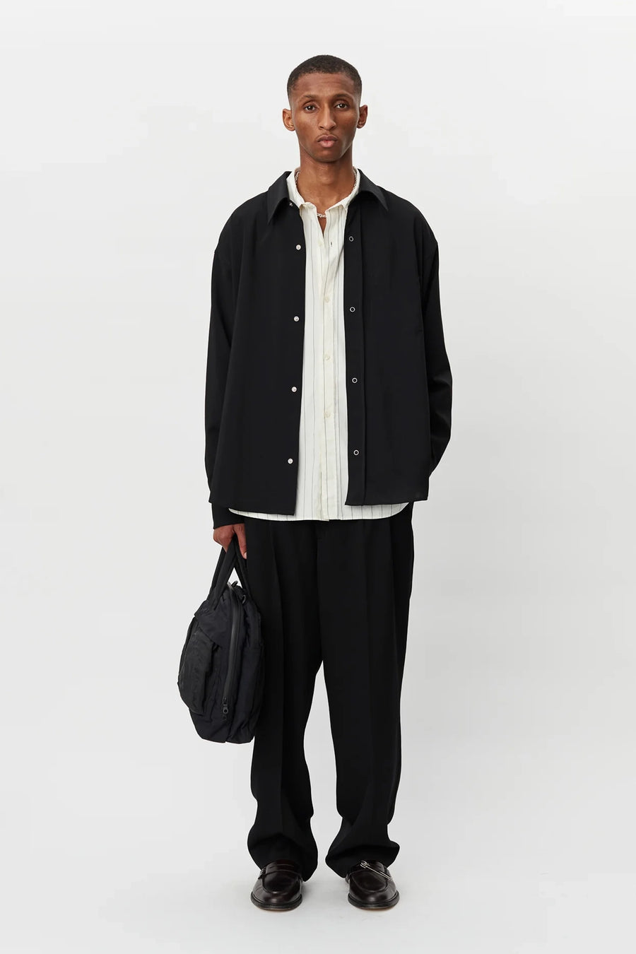 SPORTIVO STORE_Casino Shirt Black Wool