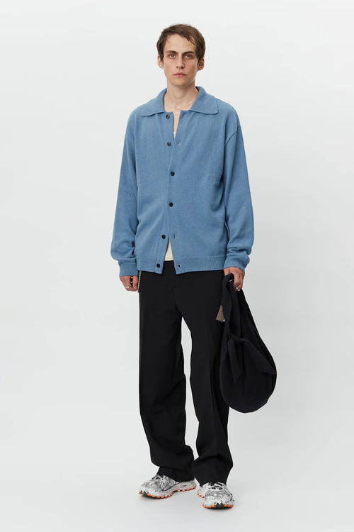 SPORTIVO STORE_Formal Polo Shirt Dusty Blue