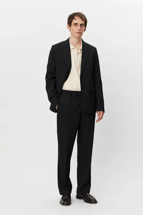 SPORTIVO STORE_Formal Trousers Black Wool