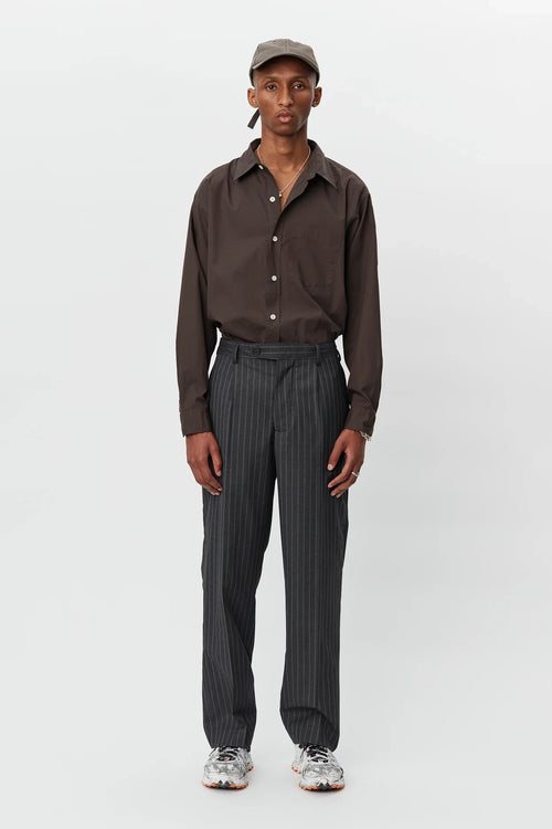 SPORTIVO STORE_Formal Trousers Grey Pinstripe