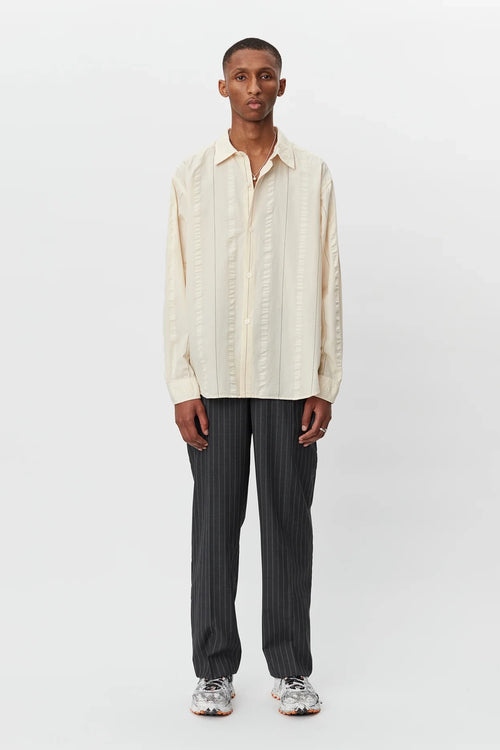 SPORTIVO STORE_Generous Shirt Cream Stripe