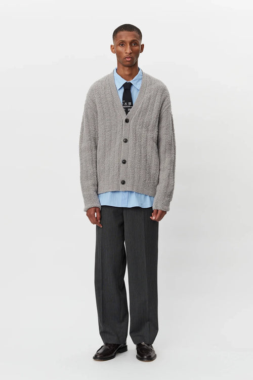 SPORTIVO STORE_House Cardigan Curly Grey