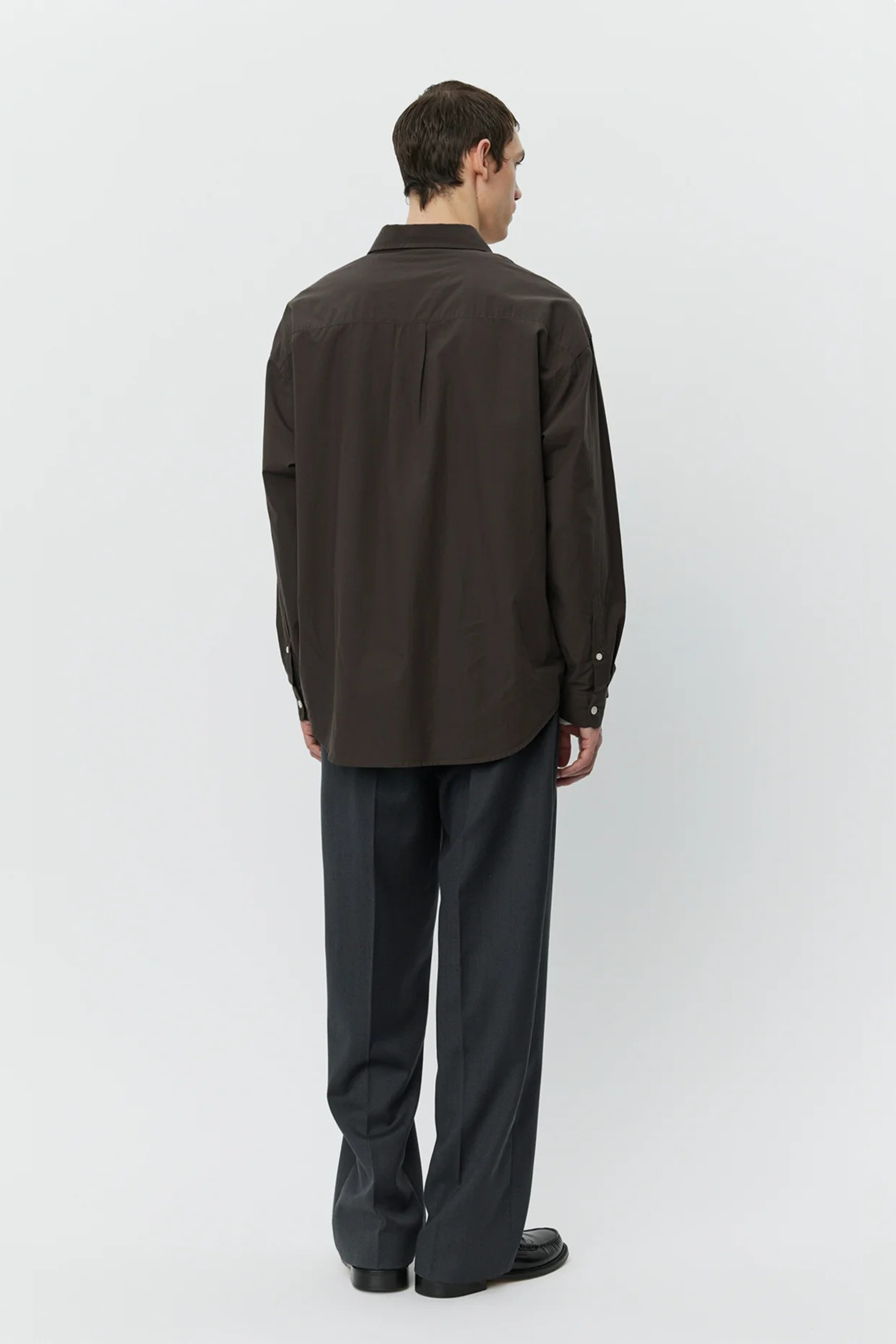 Network Shirt Brown Micro Structure