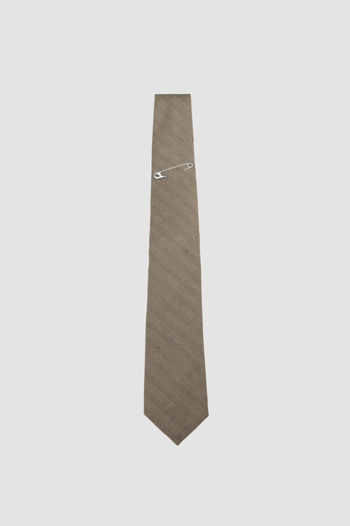 SPORTIVO STORE_Pin Tie Beige Herringbone