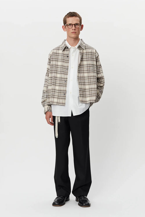 SPORTIVO STORE_Priority Shirt Oatmeal Check