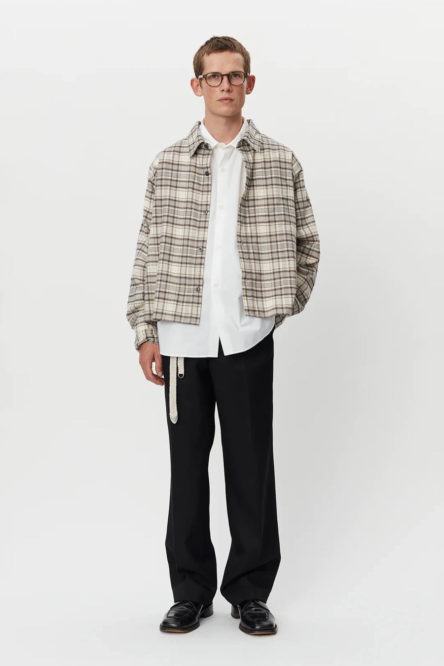 SPORTIVO STORE_Priority Shirt Oatmeal Check