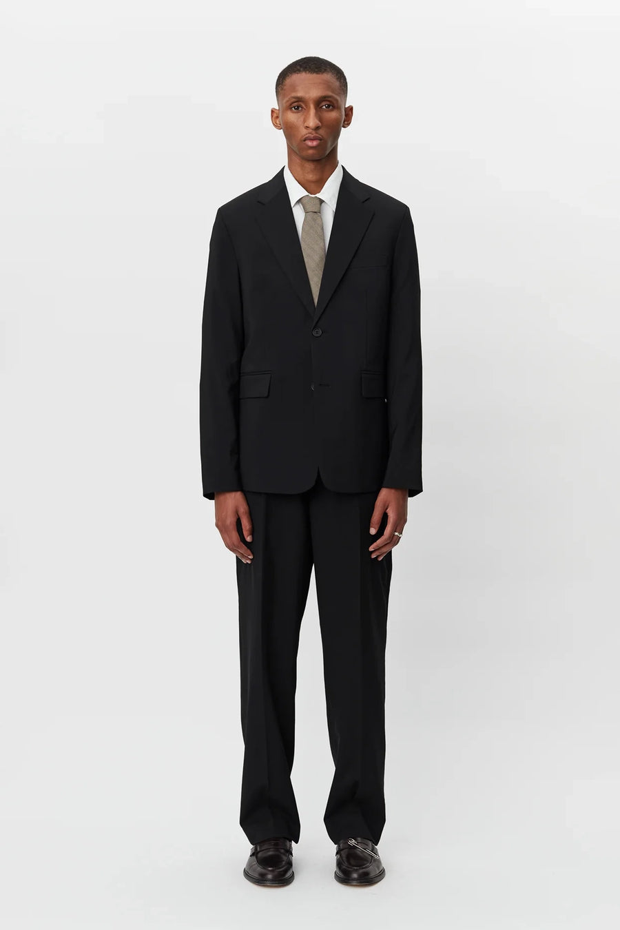 SPORTIVO STORE_Single Breasted Blazer Black Wool