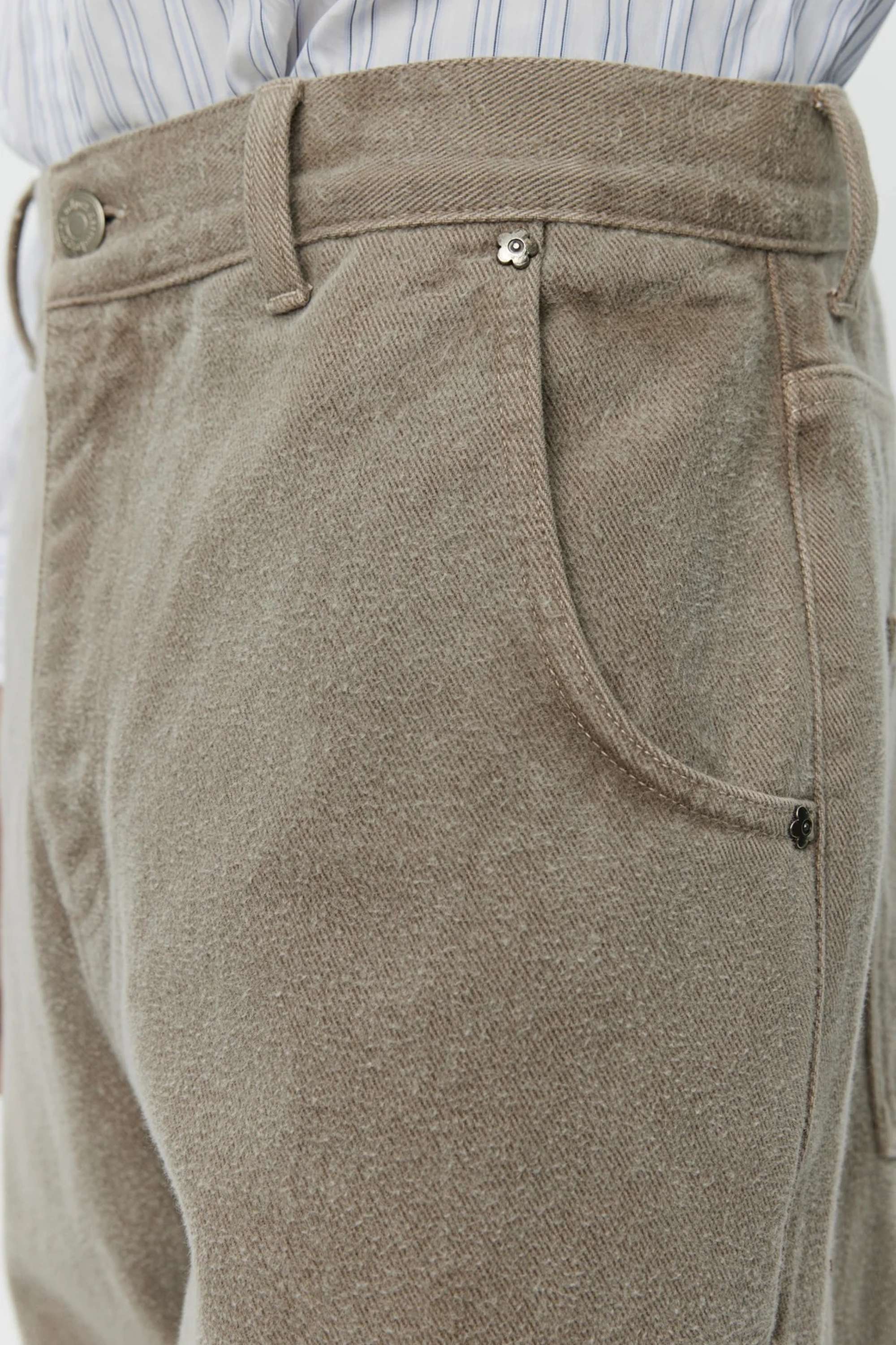 Straight Cut Jeans Brushed Mudstone_4