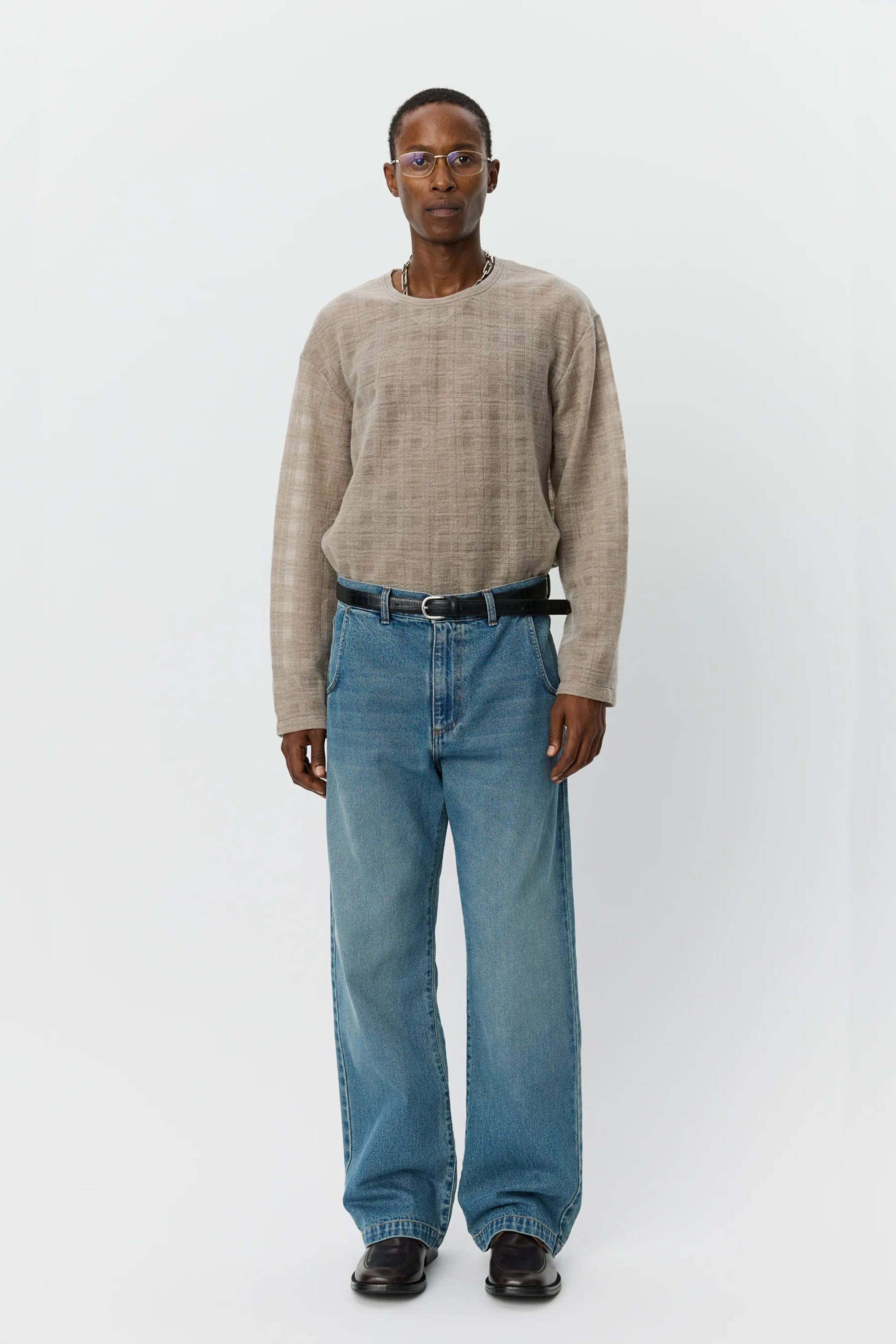 Straight Cut Jeans Vintage Blue_1