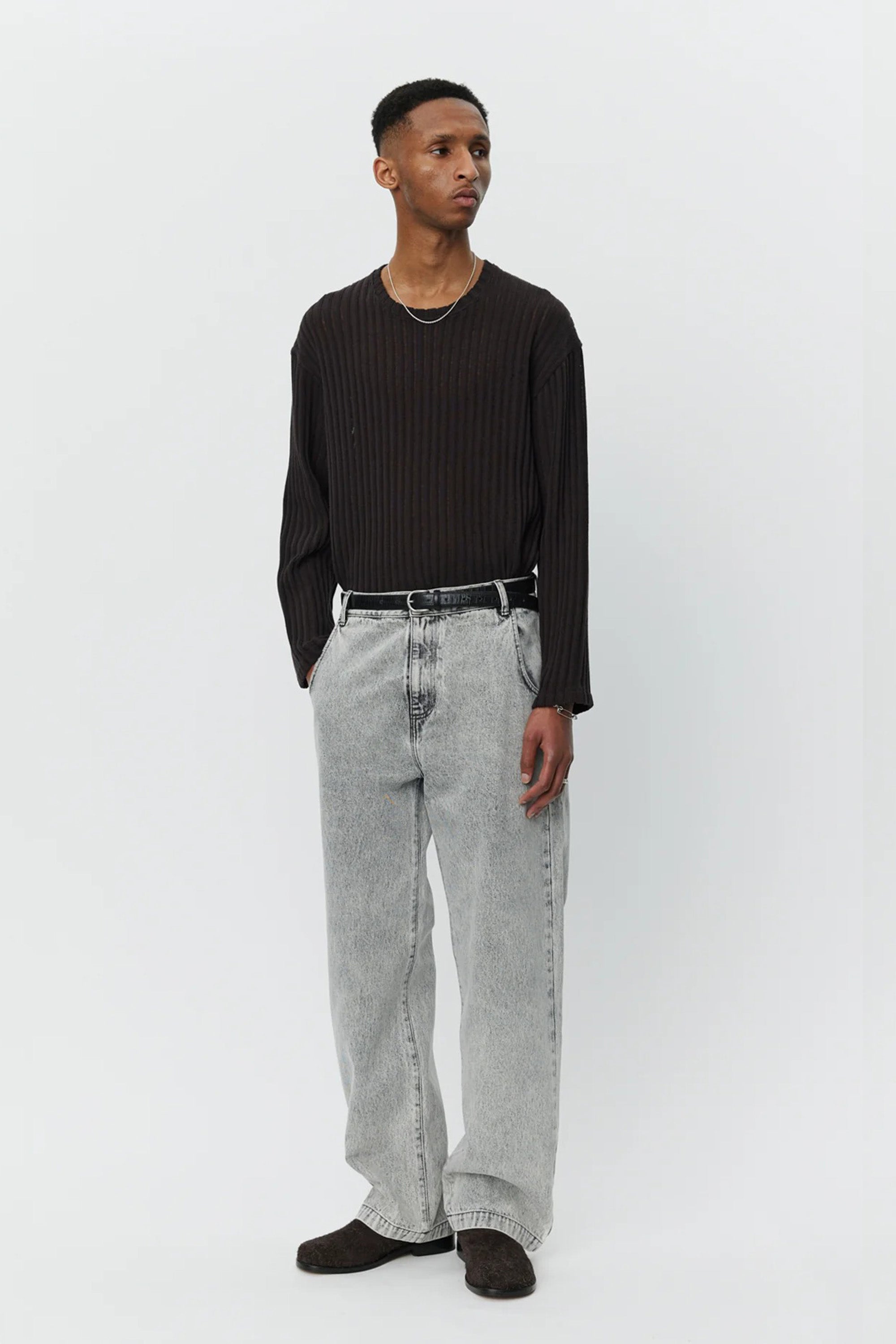 Straight Cut Jeans Acid Wash_1
