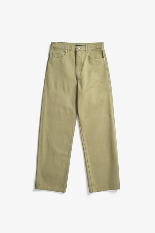SPORTIVO STORE_Mogens Relaxed 5 Pocket Heavy Twill Moss Green