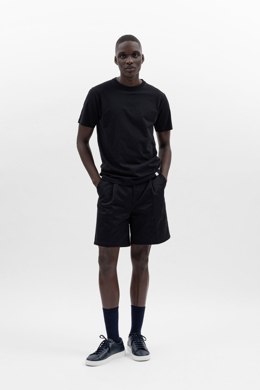 SPORTIVO STORE_Niels Slim Organic T-Shirt Black