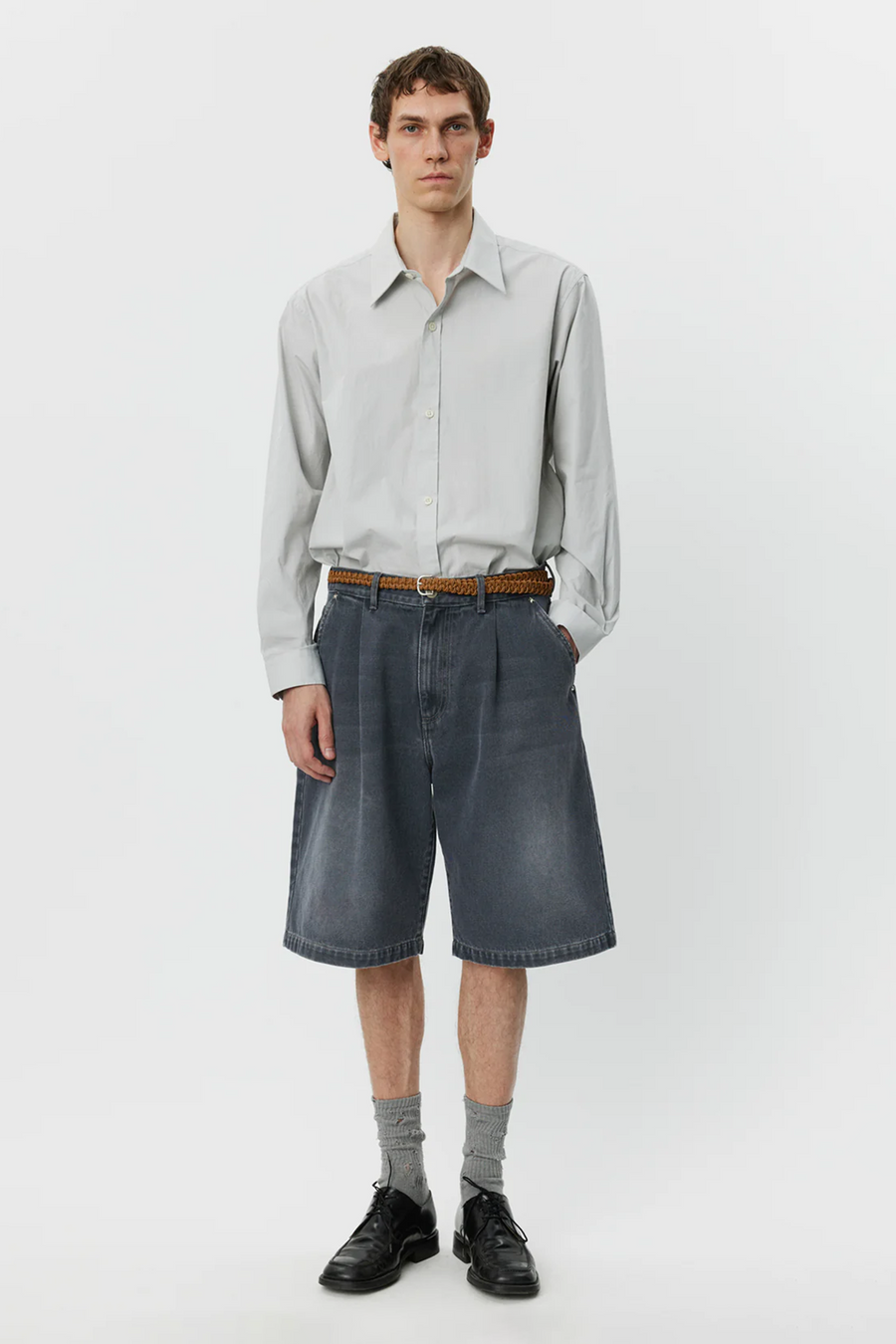 SPORTIVO STORE_Star Rivet Shorts Slate