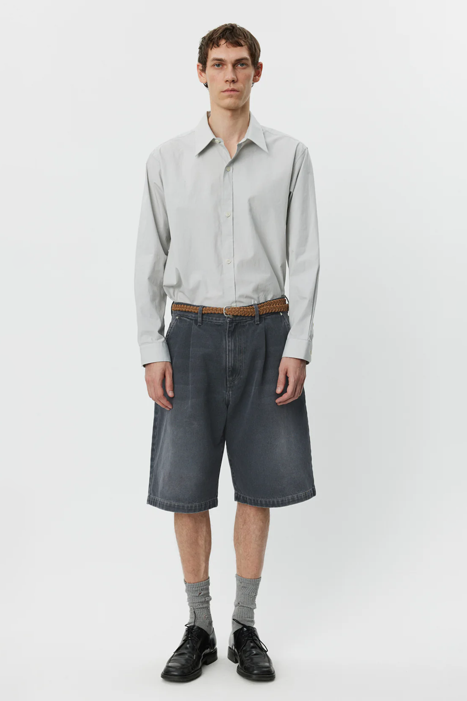 Star Rivet Shorts Slate_2
