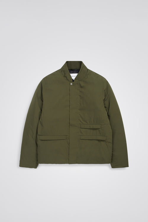 SPORTIVO STORE_Ryan Mil. Nylon Insulated Bomber Jacket Army Green
