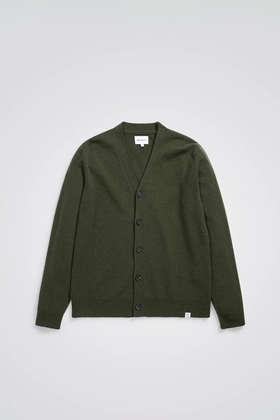 SPORTIVO STORE_Adam Merino Lambswool Cardigan Army Green