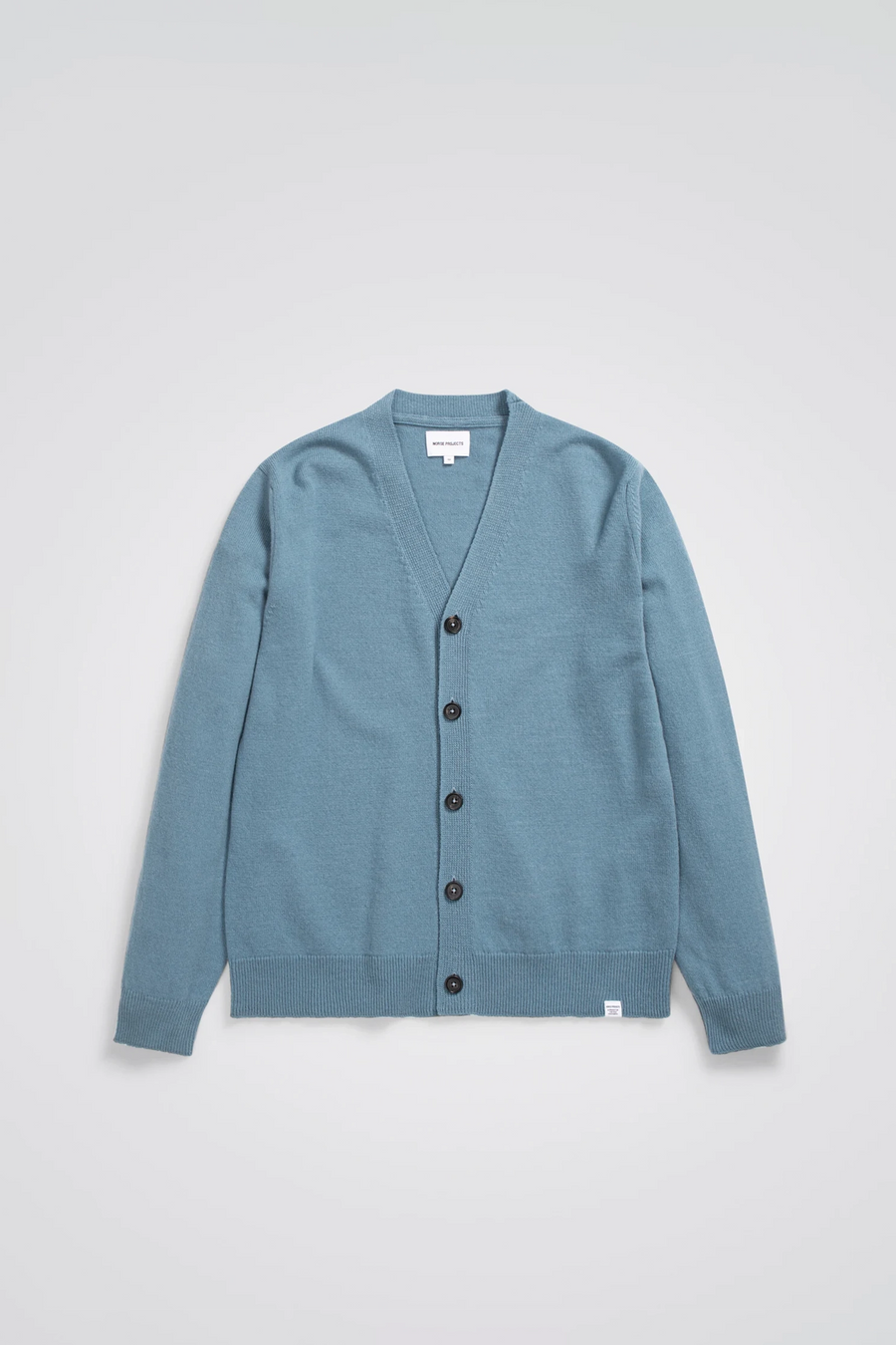 SPORTIVO STORE_Adam Merino Lambswool Cardigan Light Stone Blue
