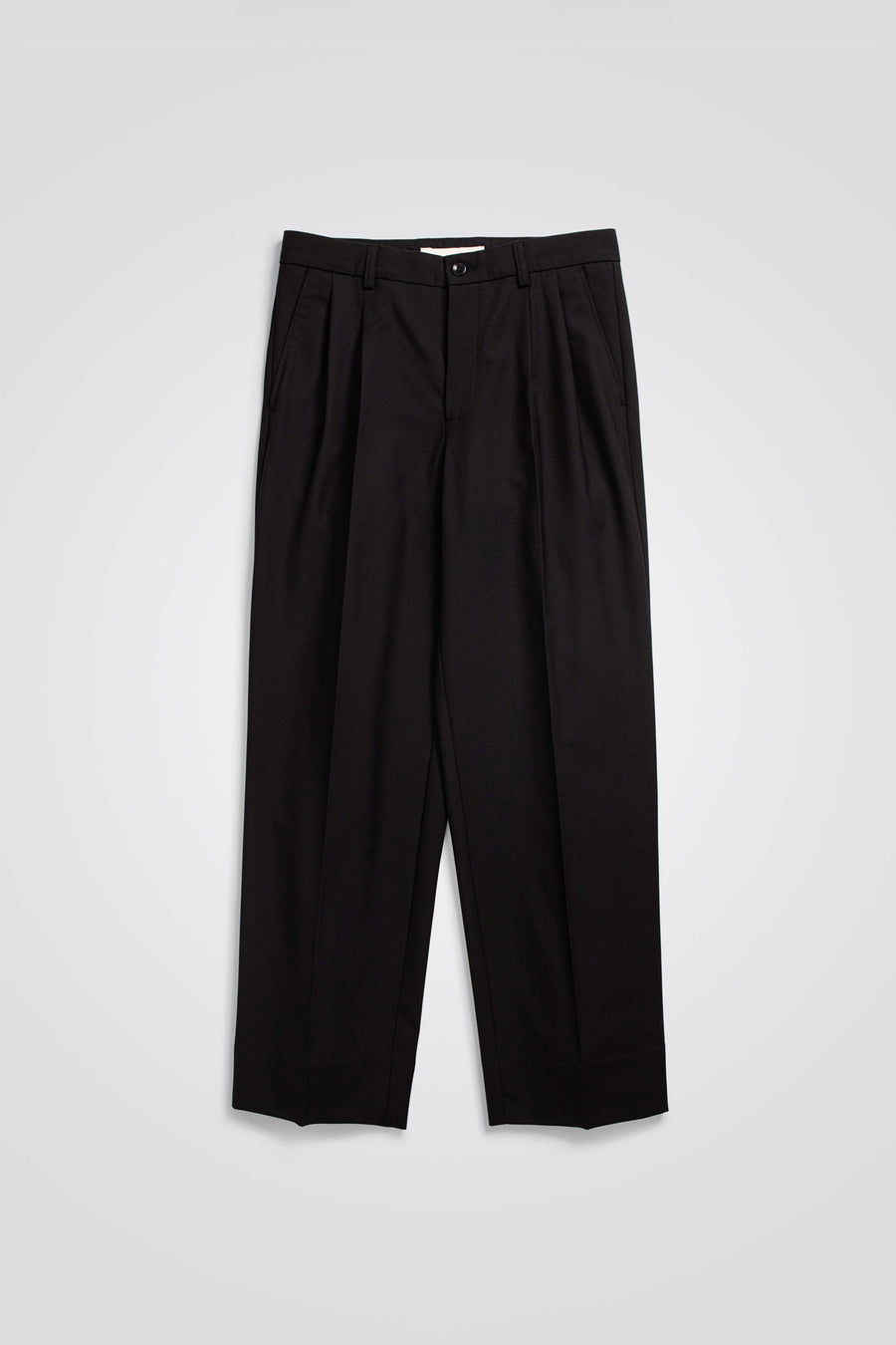 SPORTIVO STORE_Benn Relaxed Cotton Wool Twill Trouser Black