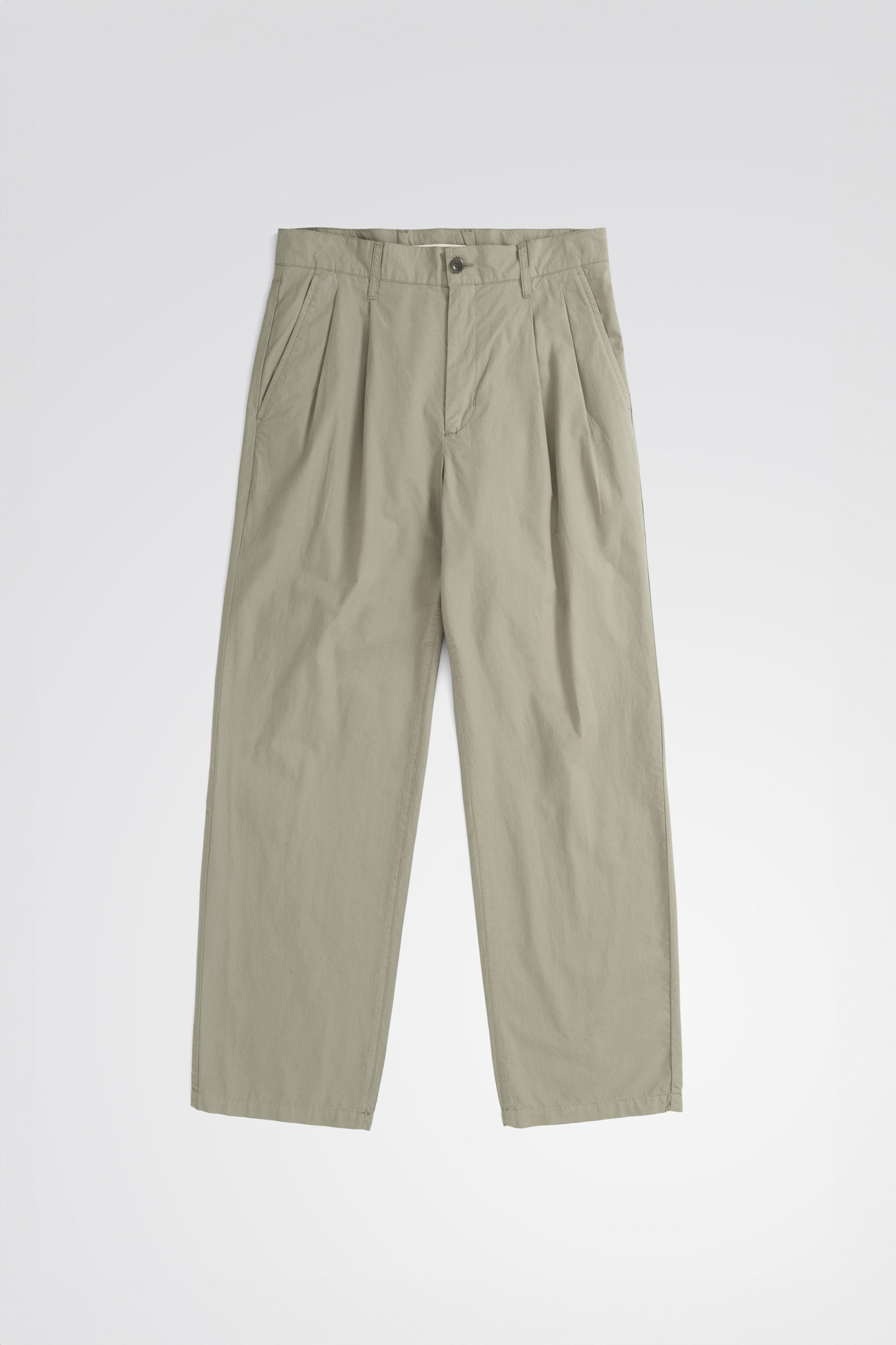 Benn Relaxed Typewriter Pleated Trouser Clay