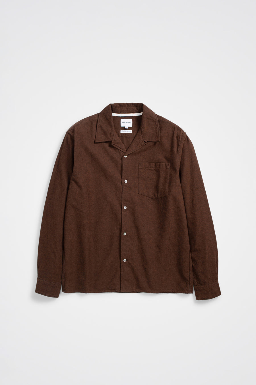 SPORTIVO STORE_Carsten Org. Flannel Shirt LS Rust Brown