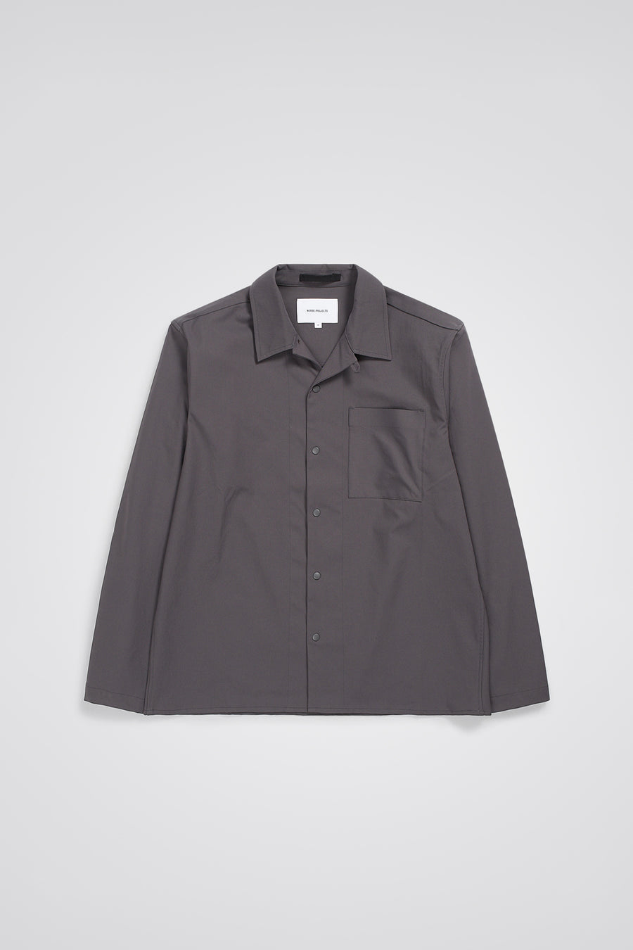 SPORTIVO STORE_Carsten Solotex Twill Shirt LS Battleship Grey