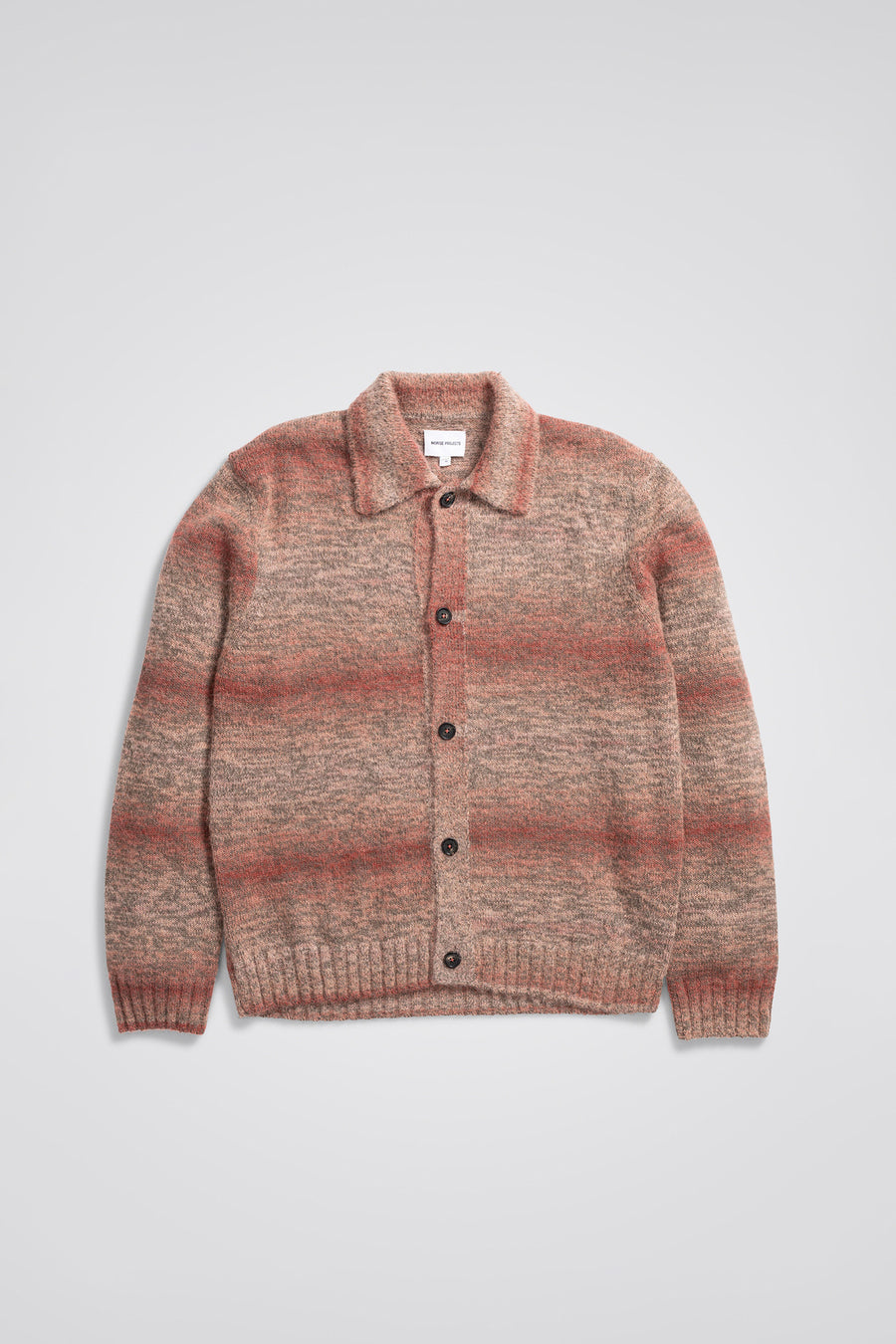 SPORTIVO STORE_Erik Space Dye Alpaca Mohair Cotton Jacket Blood Orange