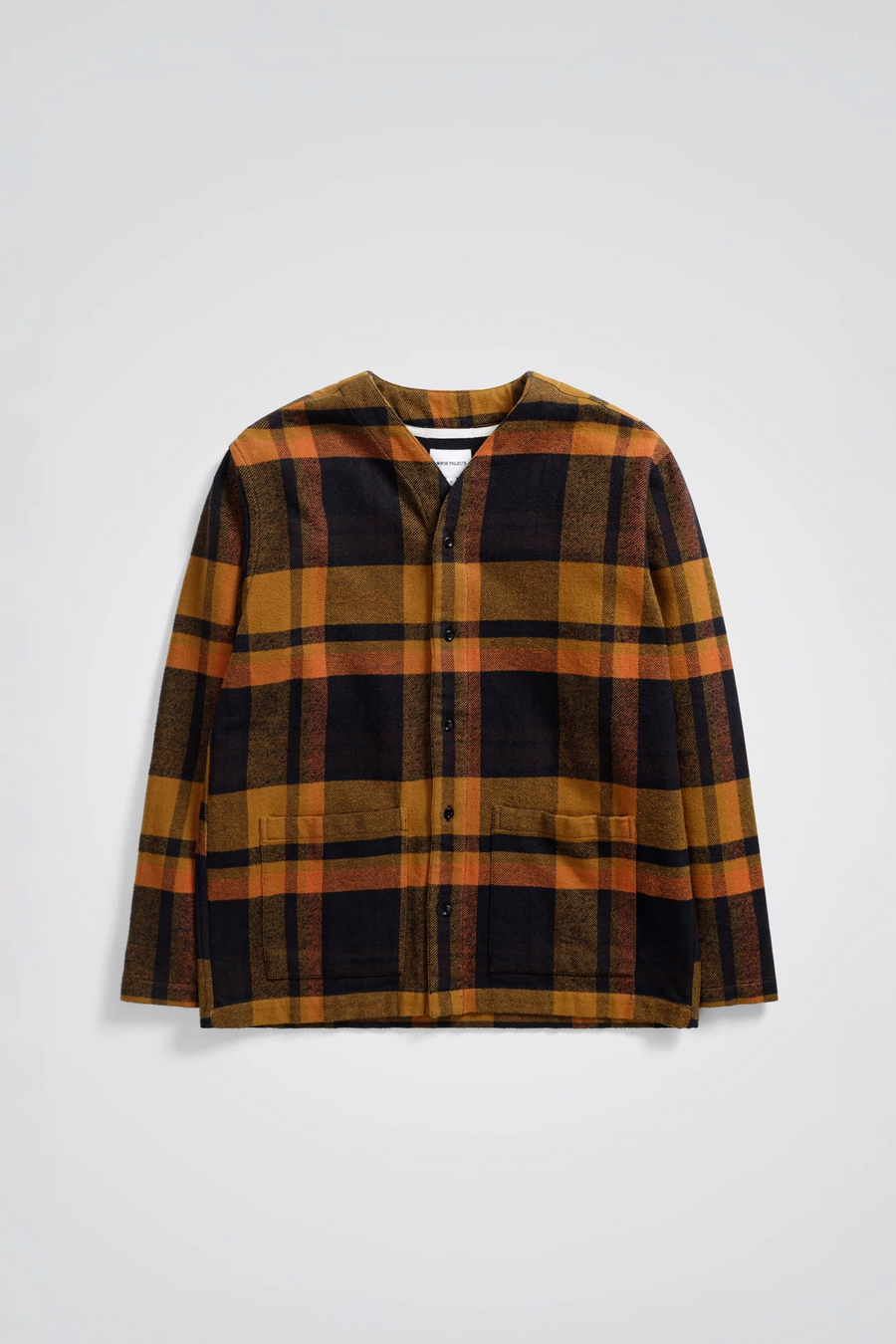 SPORTIVO STORE_Erwin Org. Heavy Twill Cardigan Shirt Dark Navy