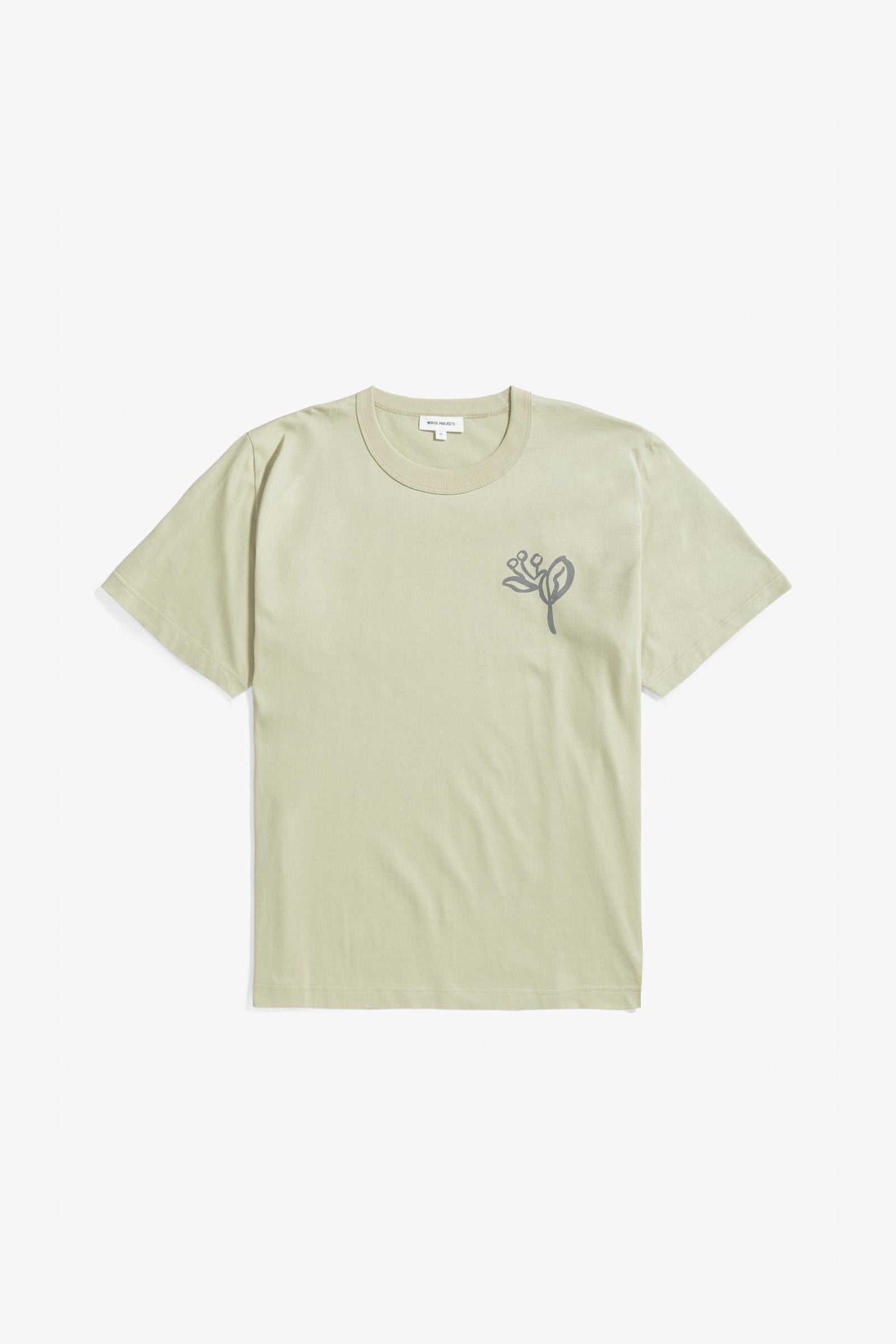 Holger Organic Poppy T-Shirt Elm