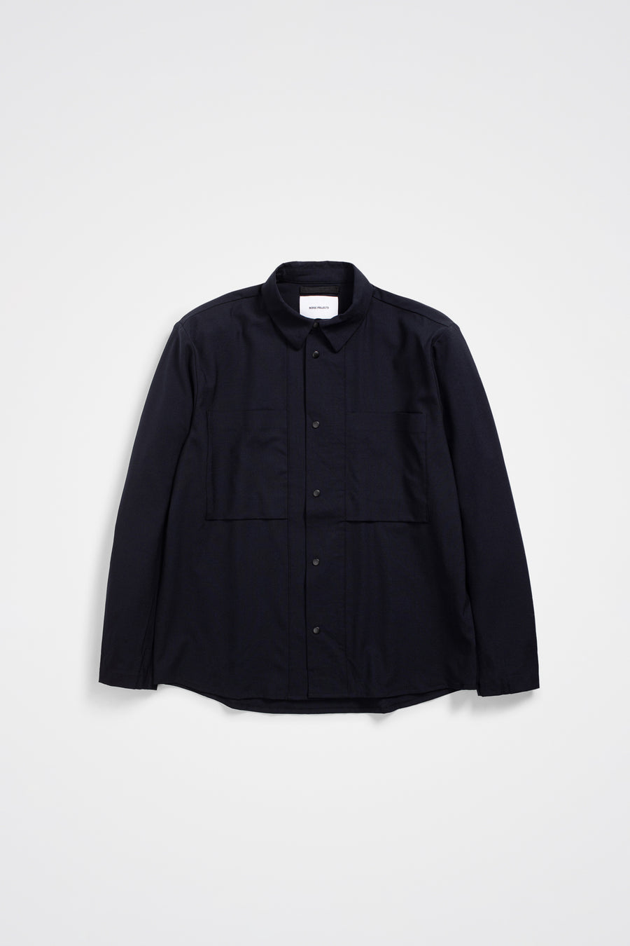 SPORTIVO STORE_Jens Cordura Tech Wool Overshirt Dark Navy