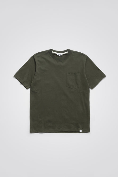 SPORTIVO STORE_Johannes Organic Pocket T-Shirt Army Green